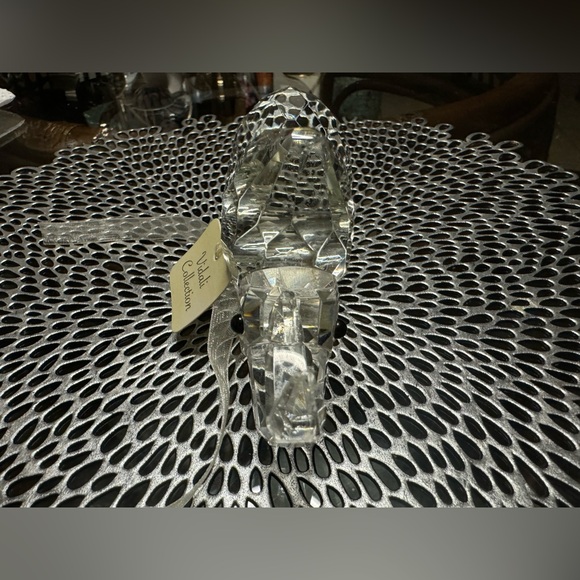 Crystal Rhinoceros figure by Vidali Collection 6” X 3” **read** - Picture 2 of 8